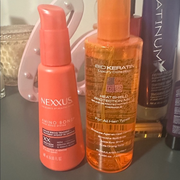 18 pieces Hair Care Set - Blonde + Travel Mini Straightener + body tan - Picture 3 of 7